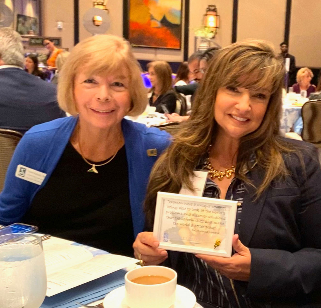 Connie Siskowski, AACY Founder and President and Rosie Inguanzo-Martin, Allegiance Home Health CEO and President
